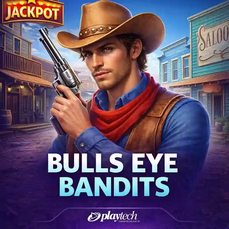 Bulls Eye Bandits Slot Game Interface